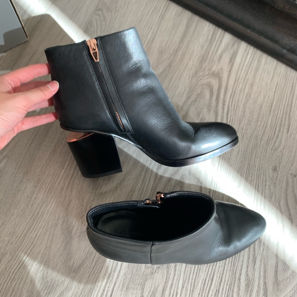 Alexander wang Anna rose gold heel ankle booties37